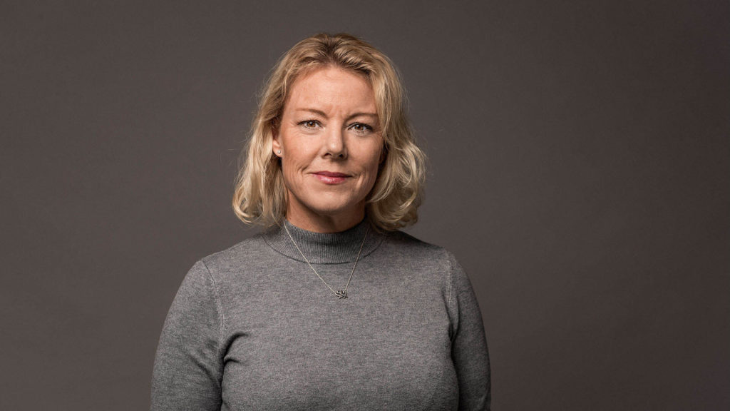 Porträttbild på Ebba Hult, samordnare Nollvision cancer