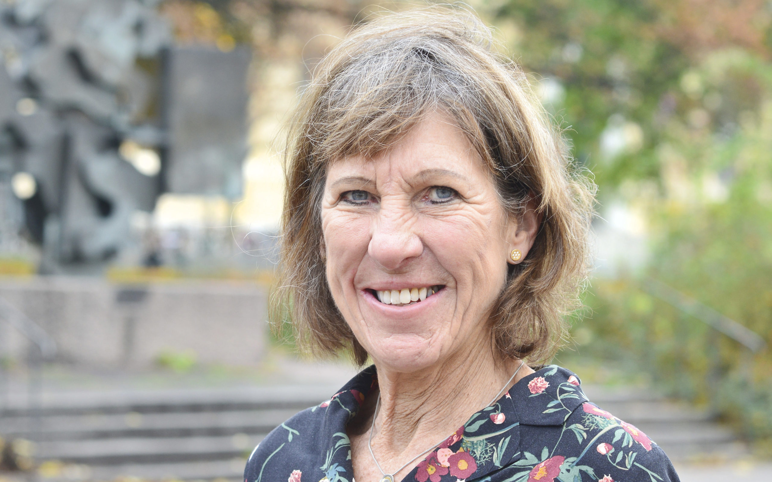 Porträtt på Karin Liljelund, vice ordförande i lungcancerföreningen
