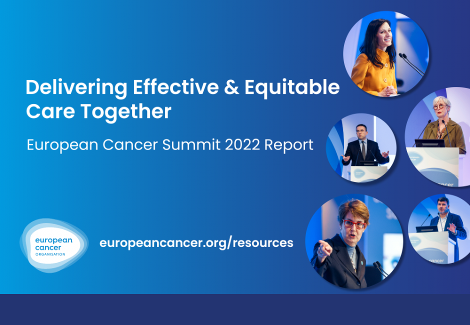 Nu finns rapporten från European Cancer Summit 2022!